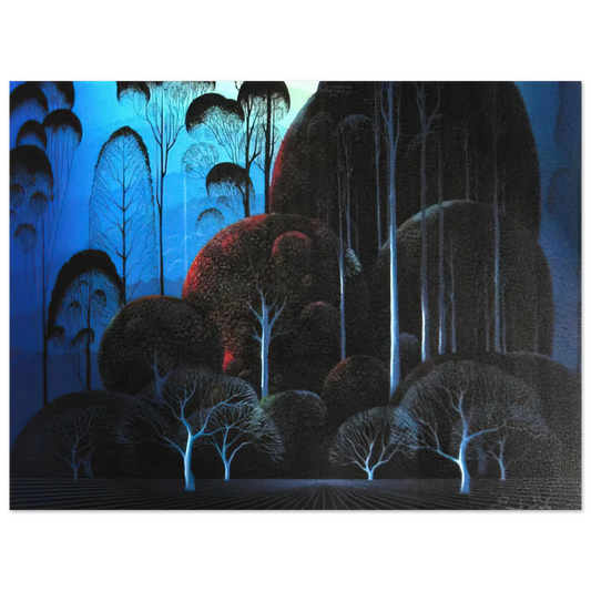 Eyvind Earle - Enchanted Forest  75x100 cm / 30x40inches Fine Art Poster