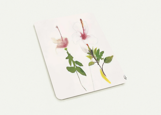Hibiscus - 1987 By Brett Whiteley Pack of 10 Post Cards | Brett Whiteley Post Cards | A6 (10.5 x 14.8 cm) - 4.1 x 5.8 inches