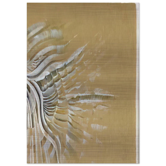 UNTITLED 1982 - Lee Bontecou Brushed Aluminum Print - 70x100 cm / 28x40 inches | Lee Bontecou Aluminum Print | Lee Bontecou Prints