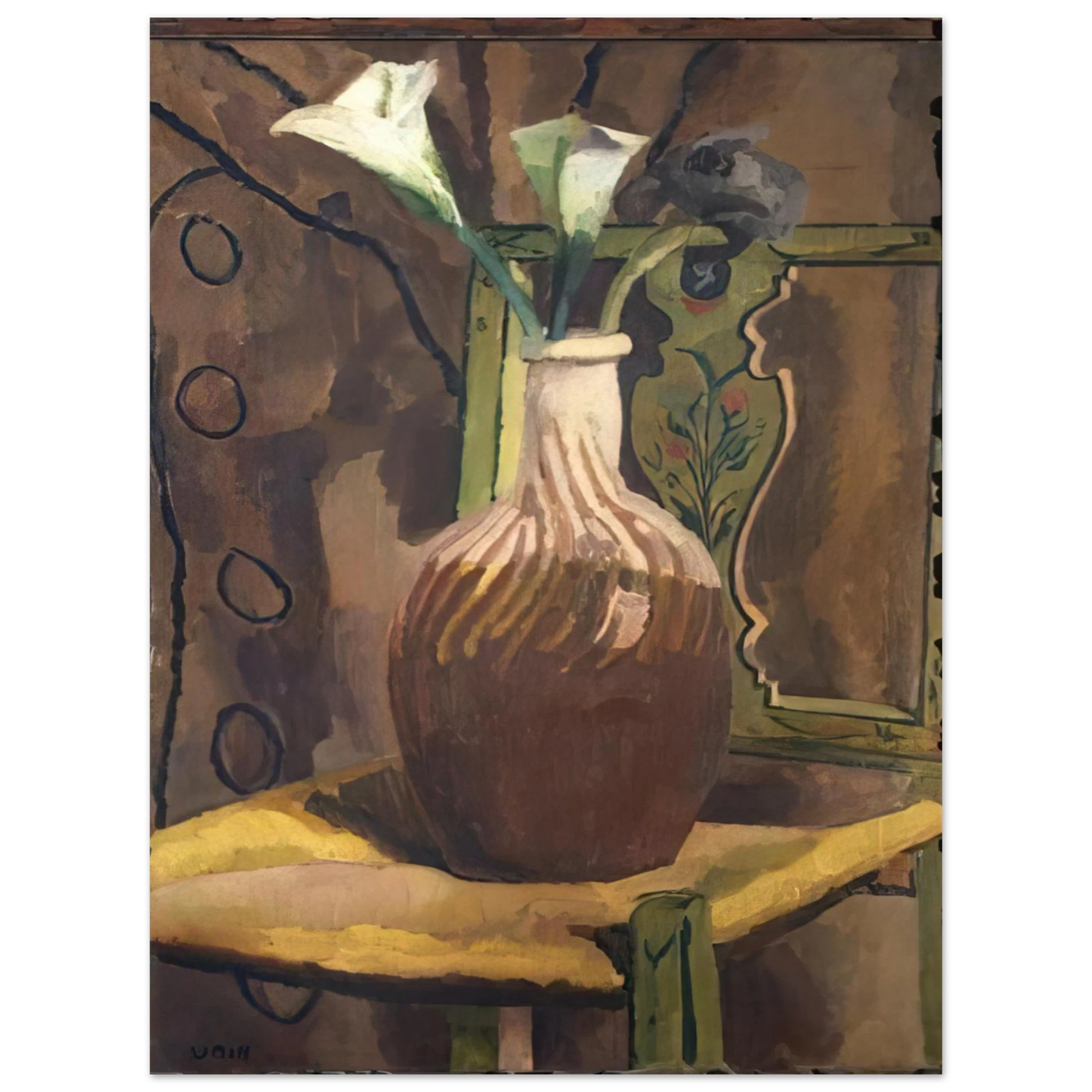 Vanessa Bell - ARUM LILIES 1919  75x100 cm / 30x40inches Fine Art Poster