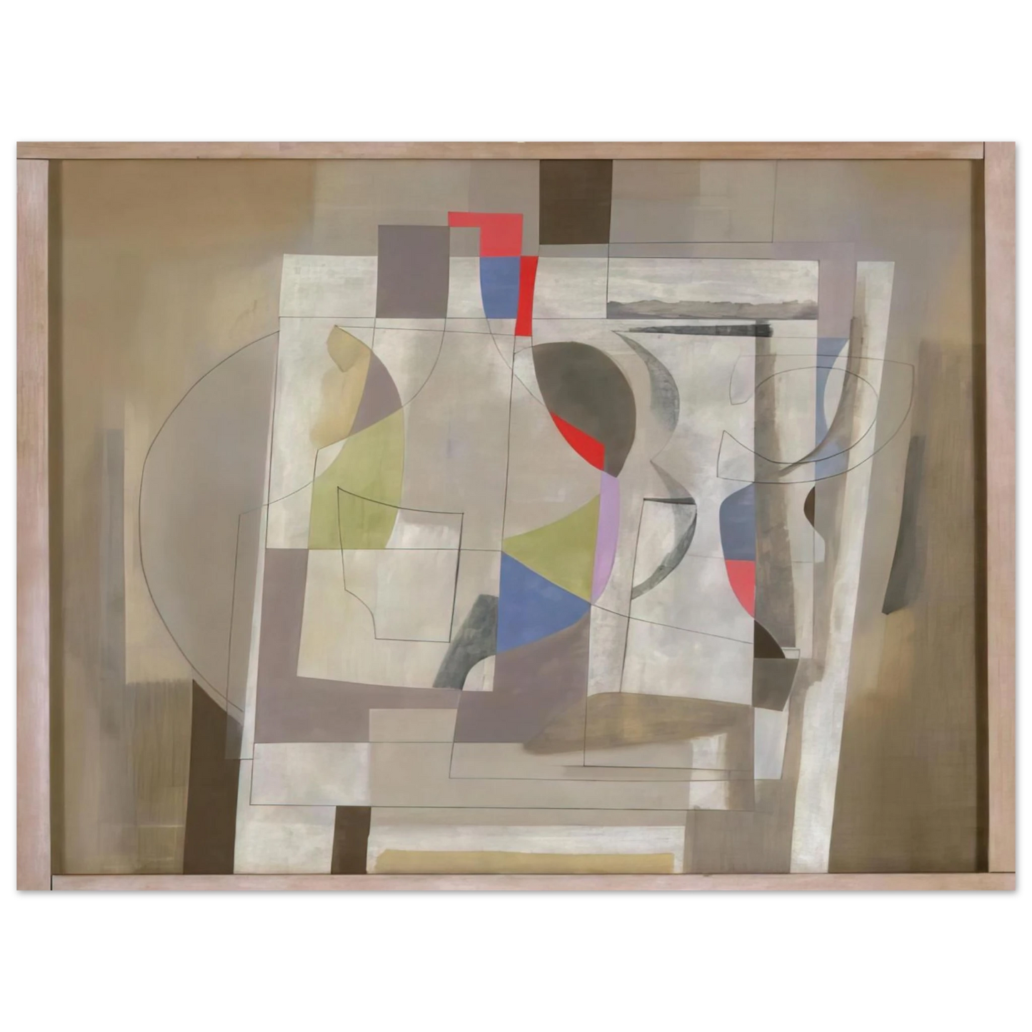 Ben Nicholson - Feb 2-54 - 1954  75x100 cm / 30x40inches Fine Art Poster