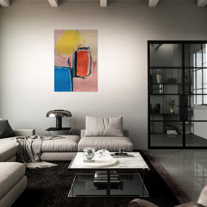 Composition No. 1 - Hans Hofmann Brushed Aluminum Print - 70x100 cm / 28x40 inches | Hans Hofmann Aluminum Print | Hans Hofmann Prints