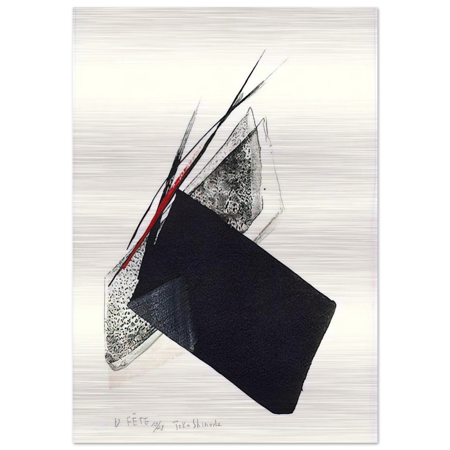 Fête - 1997 - Toko Shinoda Brushed Aluminum Print - 70x100 cm / 28x40 inches | Toko Shinoda Aluminum Print | Toko Shinoda Prints