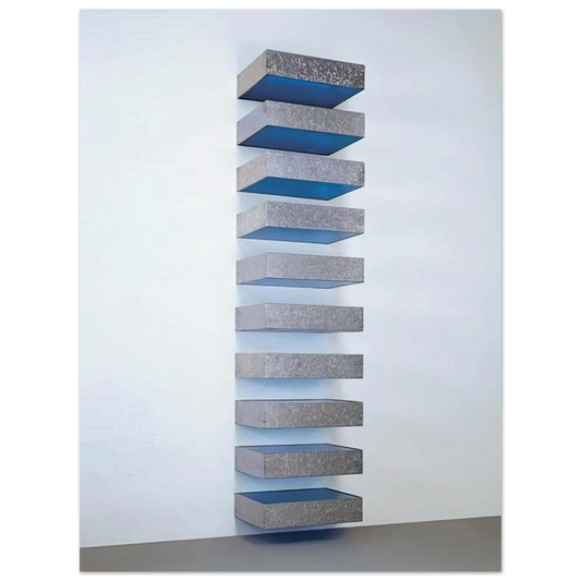 Donald Judd - Untitled 77-41 Bernstein - 1977  75x100 cm / 30x40inches Fine Art Poster