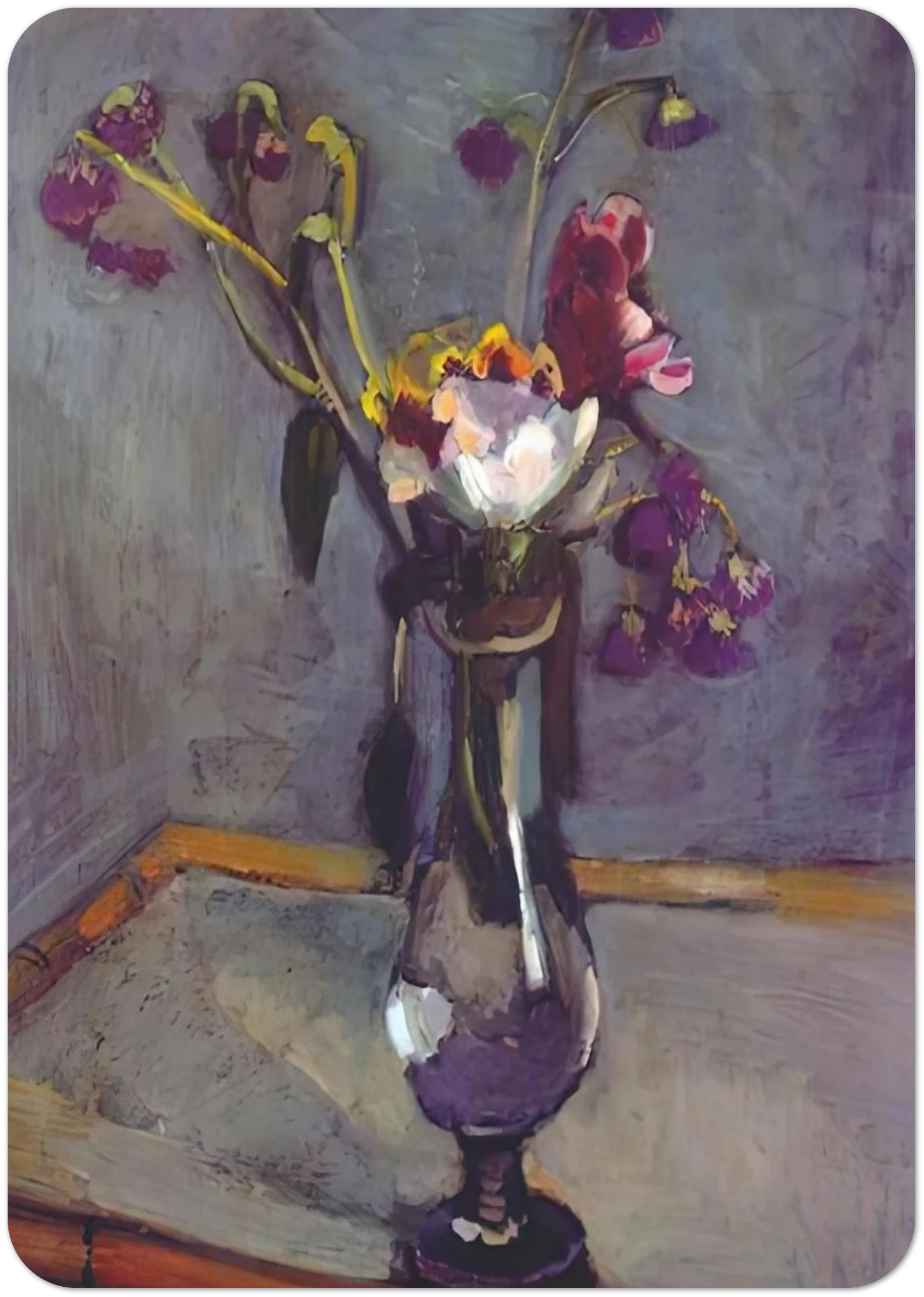 BOUQUET ON A BAMBOO TABLE 1903 By Henri Matisse Pack of 10 Post Cards | Henri Matisse Post Cards | A6 (10.5 x 14.8 cm) - 4.1 x 5.8 inches
