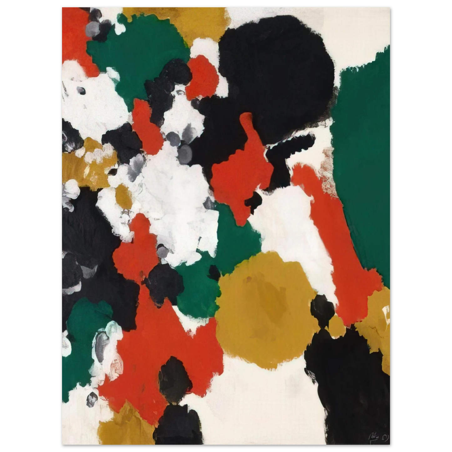 Ernst Wilhelm Nay - Jota - 1959  75x100 cm / 30x40inches Fine Art Poster