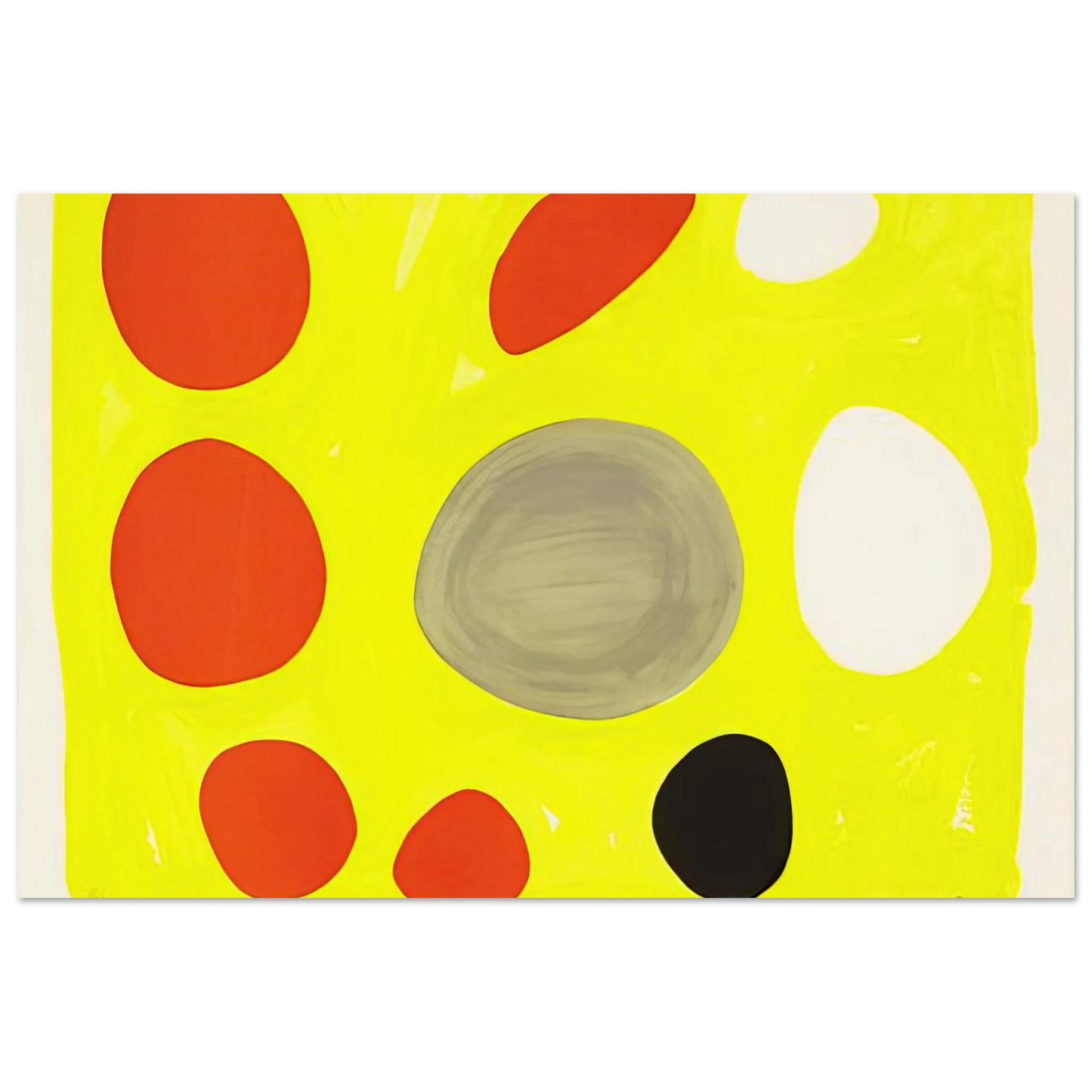 Alexander Calder - GREY OVAL 1975 Fine Art Poster