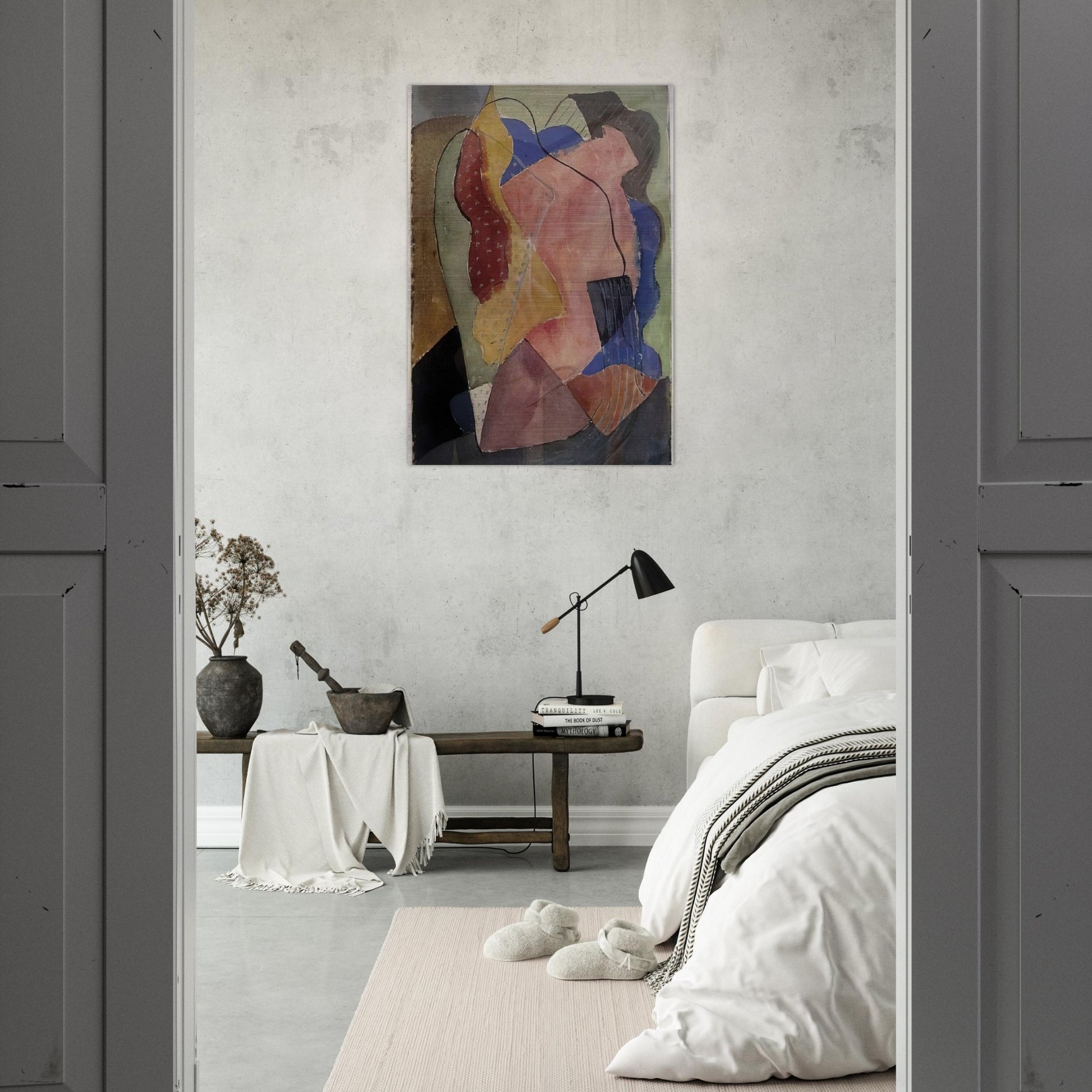 St. Tropez Abstract - 1929 - John Ferren Brushed Aluminum Print - 70x100 cm / 28x40 inches | John Ferren Aluminum Print | John Ferren Prints