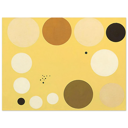 Lolo Soldevilla - Carta celeste en amarillo nÂ° 1 - 1953 1  75x100 cm / 30x40inches Fine Art Poster