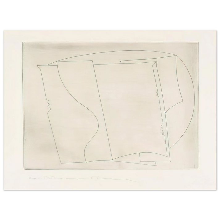 Ben Nicholson - Ronco - 1967  75x100 cm / 30x40inches Fine Art Poster