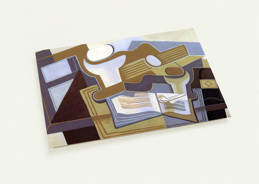 GUITAR AND FRUIT DISH 1 By Juan Gris Pack of 10 Post Cards | Juan Gris Post Cards | A6 (10.5 x 14.8 cm) - 4.1 x 5.8 inches