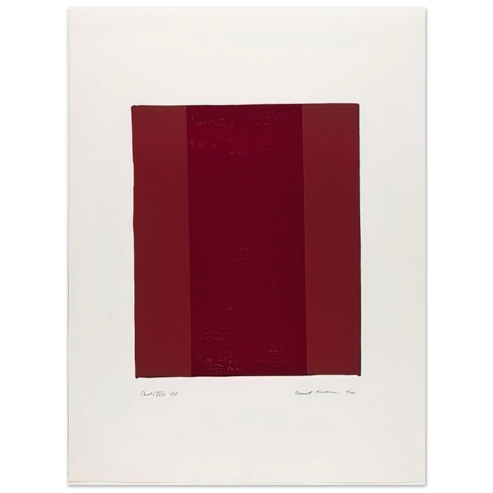 Barnett Newman - Canto XVIII  75x100 cm / 30x40inches Fine Art Poster