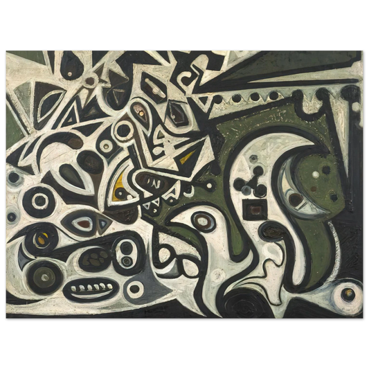 Richard Pousette-Dart - River Metamorphosis - 1939  75x100 cm / 30x40inches Fine Art Poster