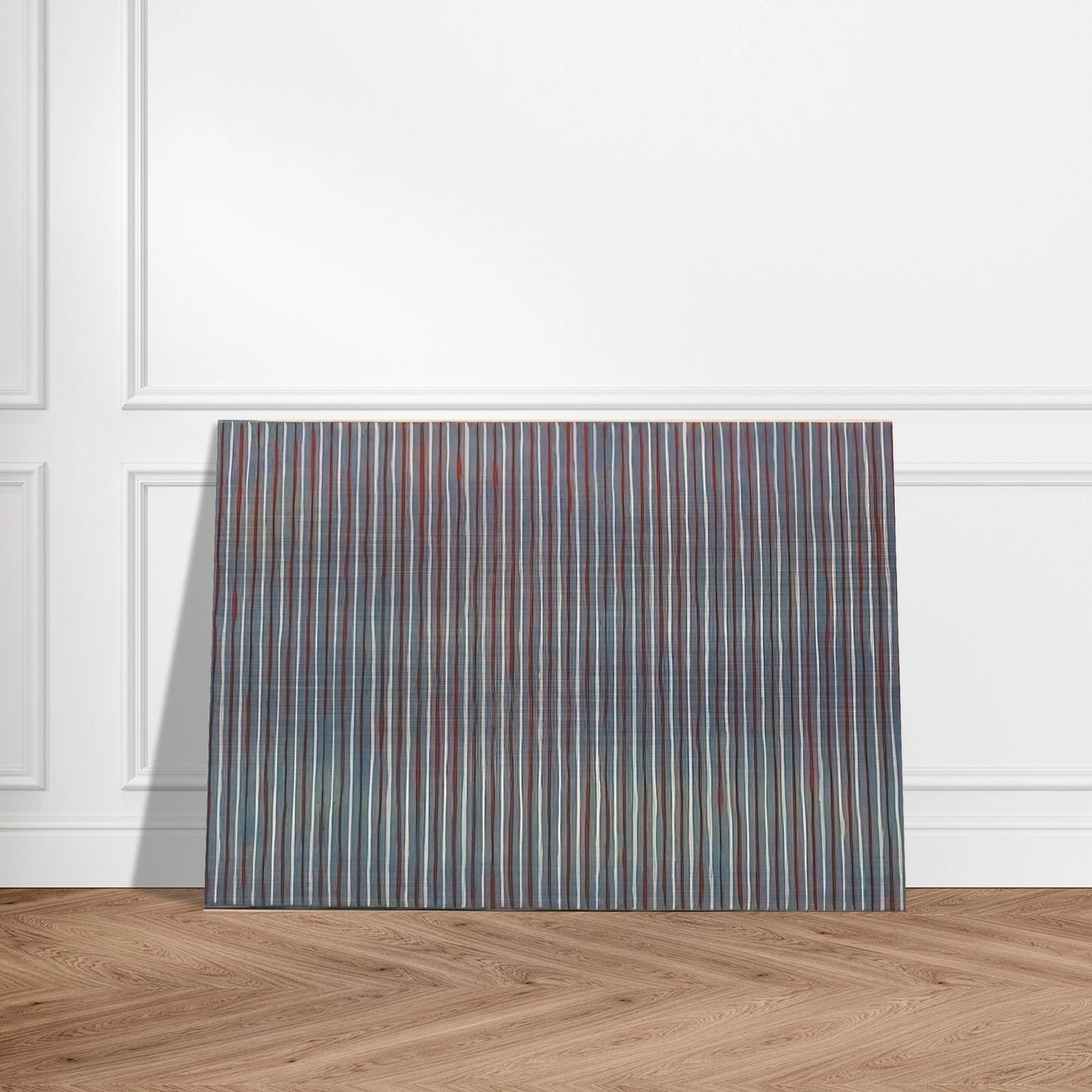Salute - 1958 - Gene Davis Brushed Aluminum Print - 70x100 cm / 28x40 inches | Gene Davis Aluminum Print | Gene Davis Prints