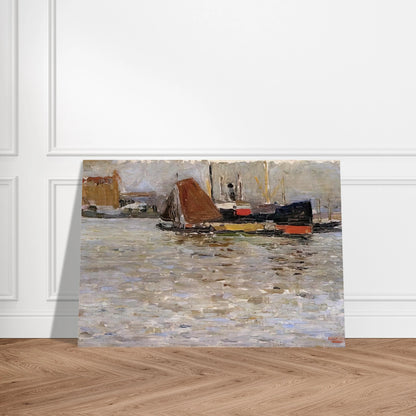 ROTTERDAM SUN 1906 - Wassily Kandinsky Brushed Aluminum Print - 70x100 cm / 28x40 inches | Wassily Kandinsky Aluminum Print | Wassily Kandinsky Prints