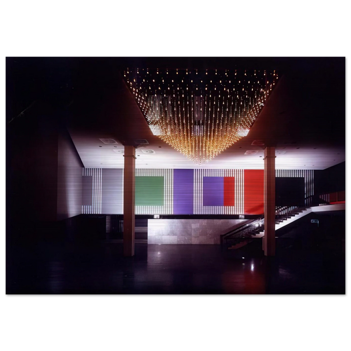 Double Rhythm - 1991 - Daniel Buren Brushed Aluminum Print - 70x100 cm / 28x40 inches | Daniel Buren Aluminum Print | Daniel Buren Prints