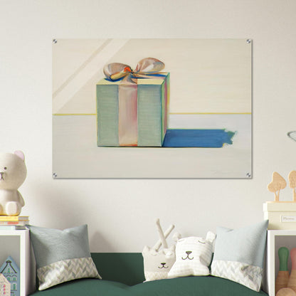 Gift Box - 1971 - Wayne Thiebaud Acrylic Print - 70x100 cm / 28x40″ inches