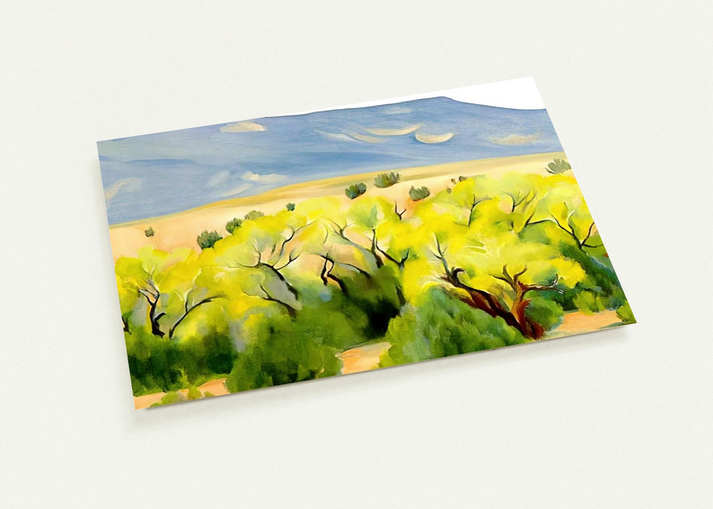 Cottonwood III By Georgia O'Keeffe Pack of 10 Post Cards | Georgia O'Keeffe Post Cards | A6 (10.5 x 14.8 cm) - 4.1 x 5.8 inches