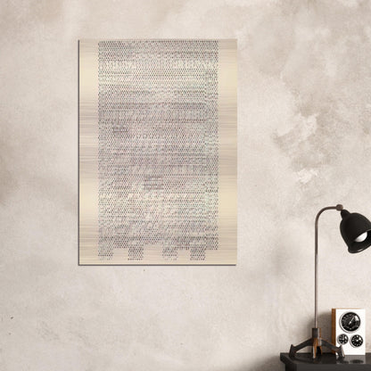 Idea - 1960 - Dieter Roth Brushed Aluminum Print - 70x100 cm / 28x40 inches | Dieter Roth Aluminum Print | Dieter Roth Prints