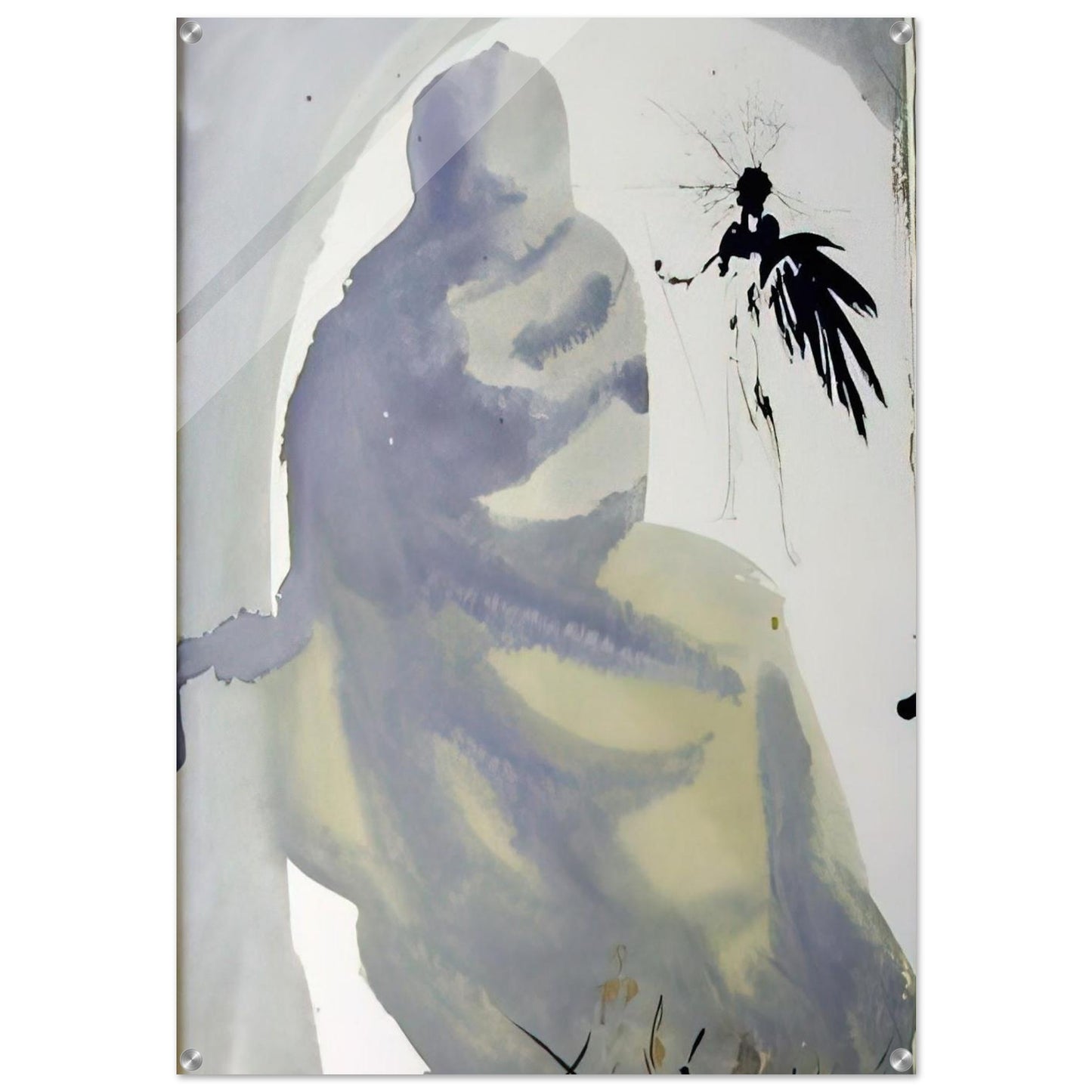 SEDUXISTI ME DOMINE 1967 - Salvador Dali Acrylic Print - 70x100 cm / 28x40″ inches