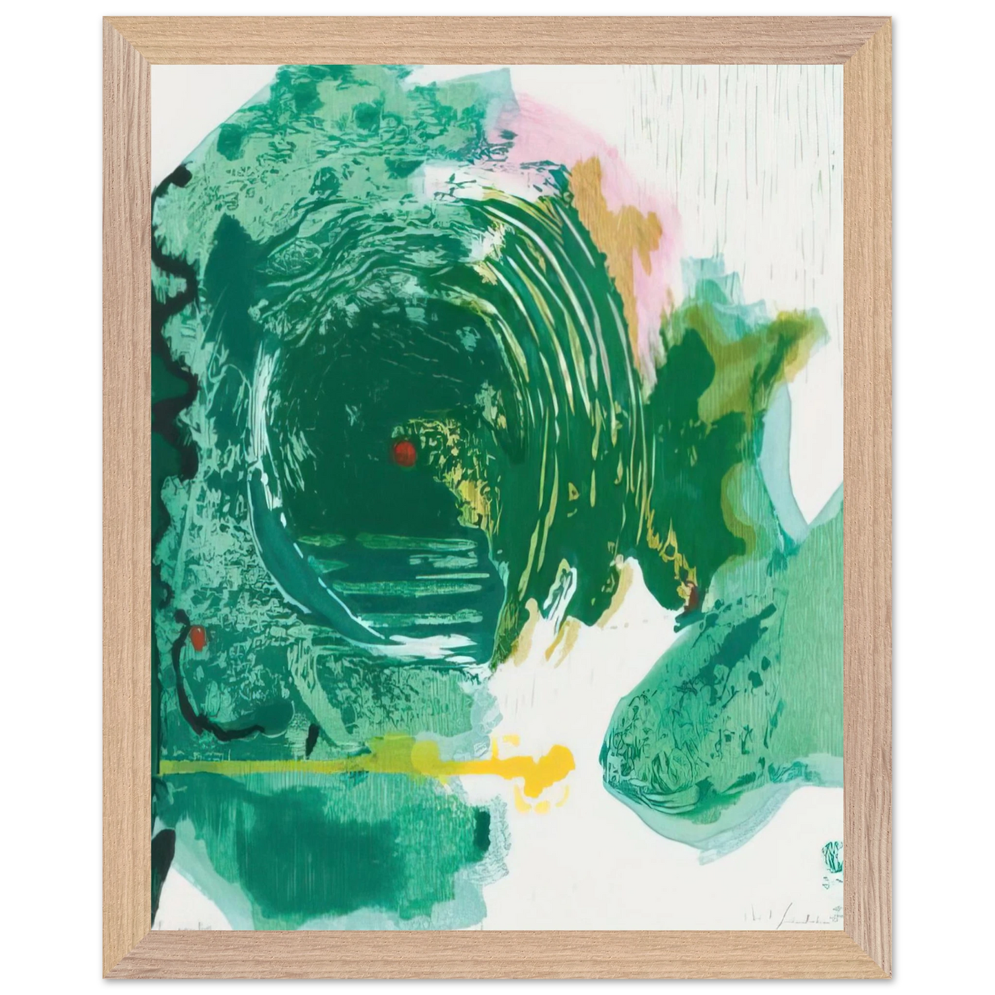 Helen Frankenthaler - Radius - 1993 Wall art - A2 (42 x 59.4  cm) - Fine Art Poster-canvas - -