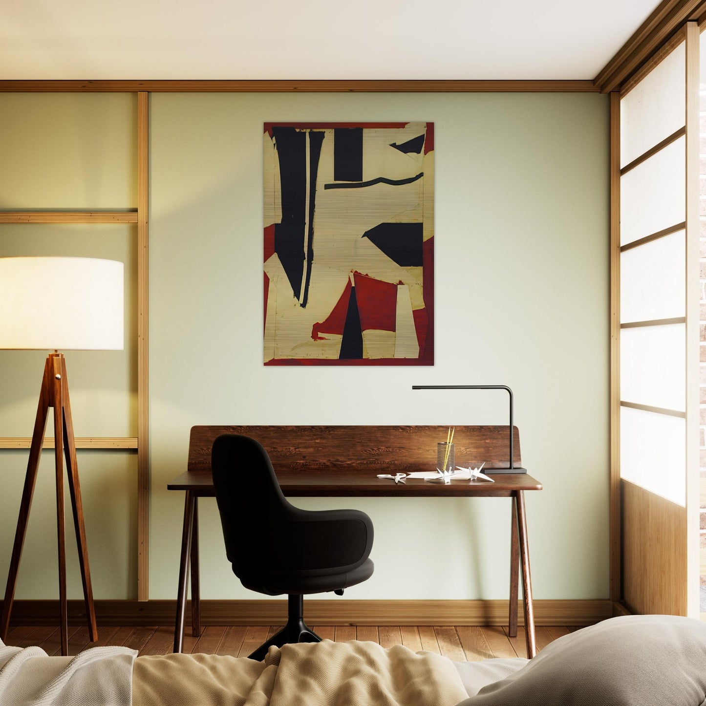 Banner - 1962 - Larry Zox Brushed Aluminum Print - 70x100 cm / 28x40 inches | Larry Zox Aluminum Print | Larry Zox Prints