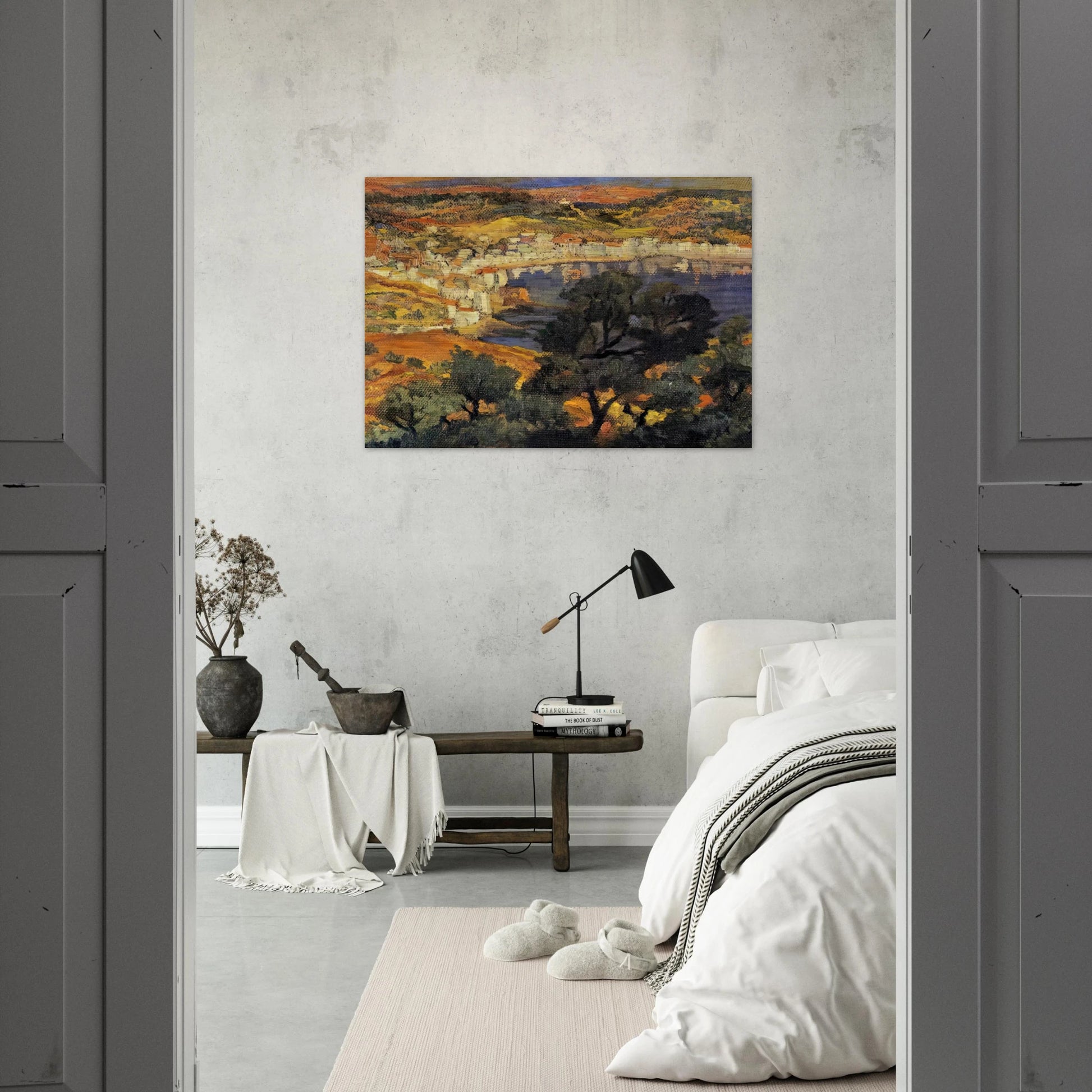 CADAQUES 3 - Salvador Dali Brushed Aluminum Print - 70x100 cm / 28x40 inches | Salvador Dali Aluminum Print | Salvador Dali Prints