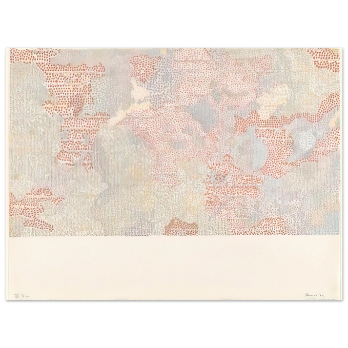 Nancy Graves - Maskelyne DA Region of the Moon from the series Lunar Maps - 1972  75x100 cm / 30x40inches Fine Art Poster