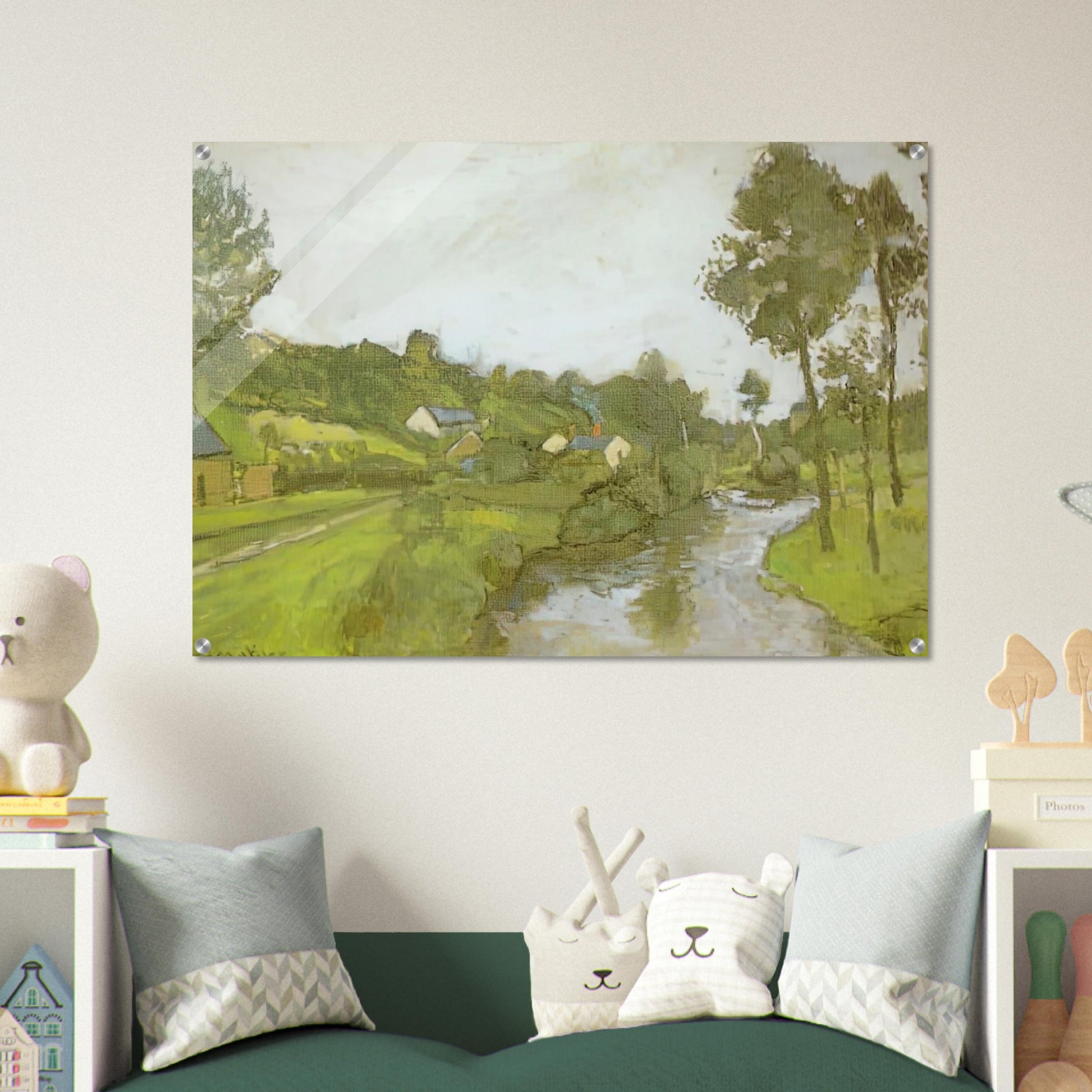 LANDSCAPE LESQUIELLES ST GERMAIN 1903 - Henri Matisse Acrylic Print - 70x100 cm / 28x40″ inches | Henri Matisse Wall Art | Henri Matisse Prints