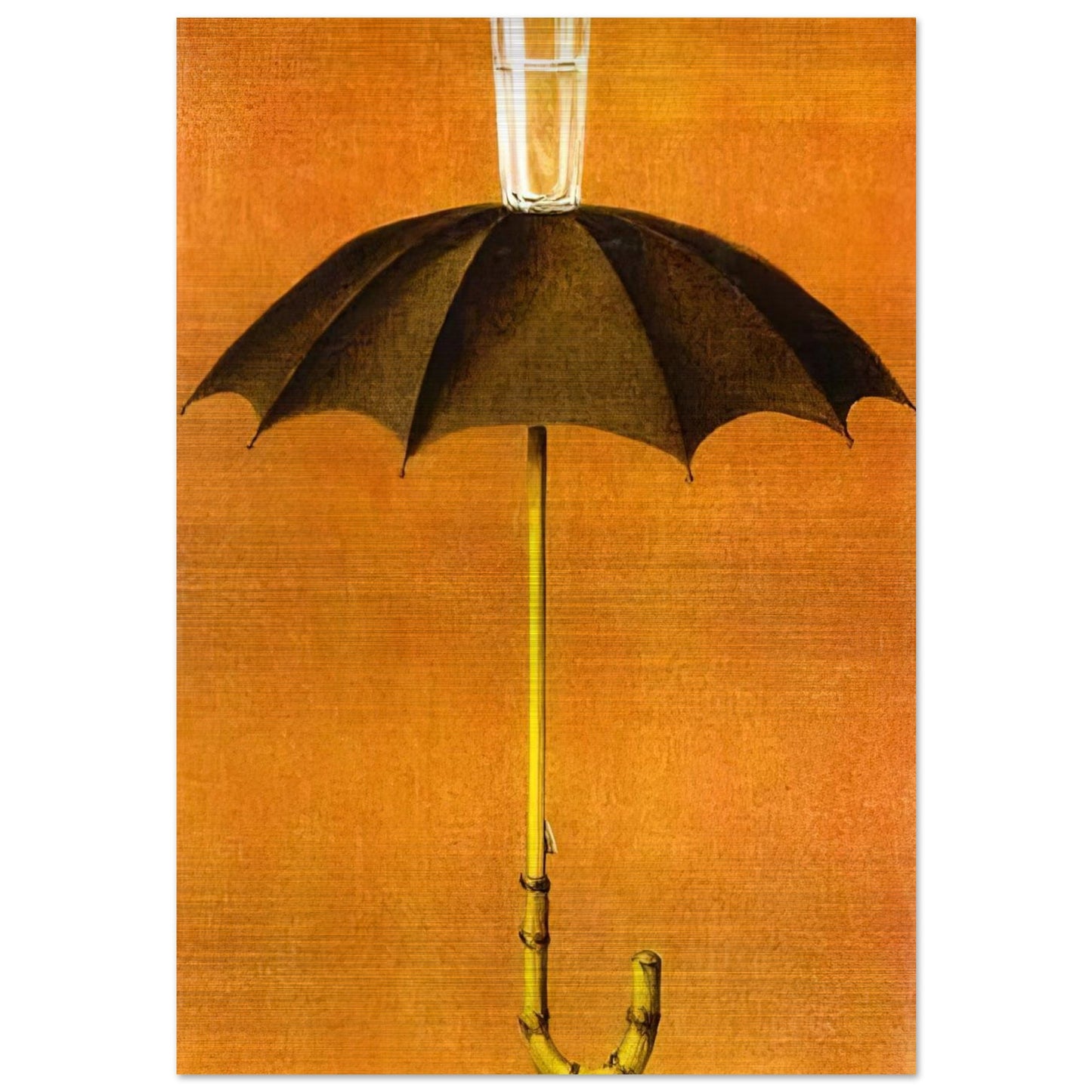 HEGEL S HOLIDAY 1958 - Rene Magritte Brushed Aluminum Print - 70x100 cm / 28x40 inches | Rene Magritte Aluminum Print | Rene Magritte Prints