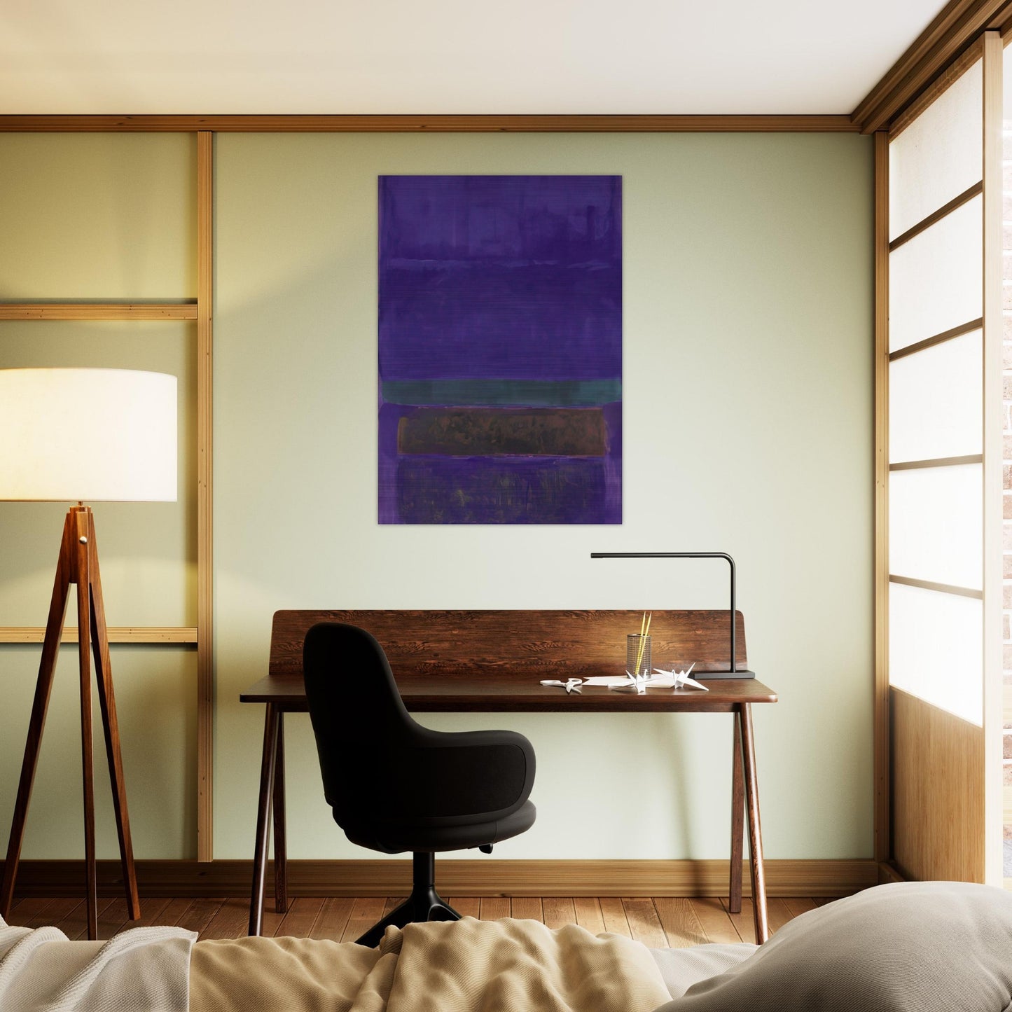 Untitled [Blue, Green, and Brown] - 1952 - Mark Rothko Brushed Aluminum Print - 70x100 cm / 28x40 inches | Mark Rothko Aluminum Print | Mark Rothko Prints