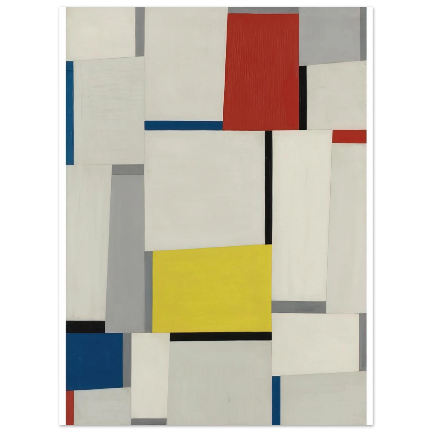 Fritz Glarner - Relational Painting #65 - 1953  75x100 cm / 30x40inches Fine Art Poster