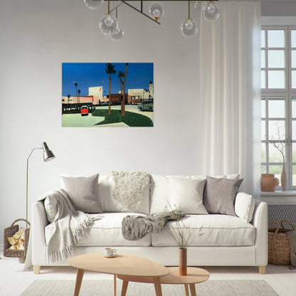 In the beginning Stonestown - Hiroshi Nagai Brushed Aluminum Print - 70x100 cm / 28x40 inches | Hiroshi Nagai Aluminum Print | Hiroshi Nagai Prints