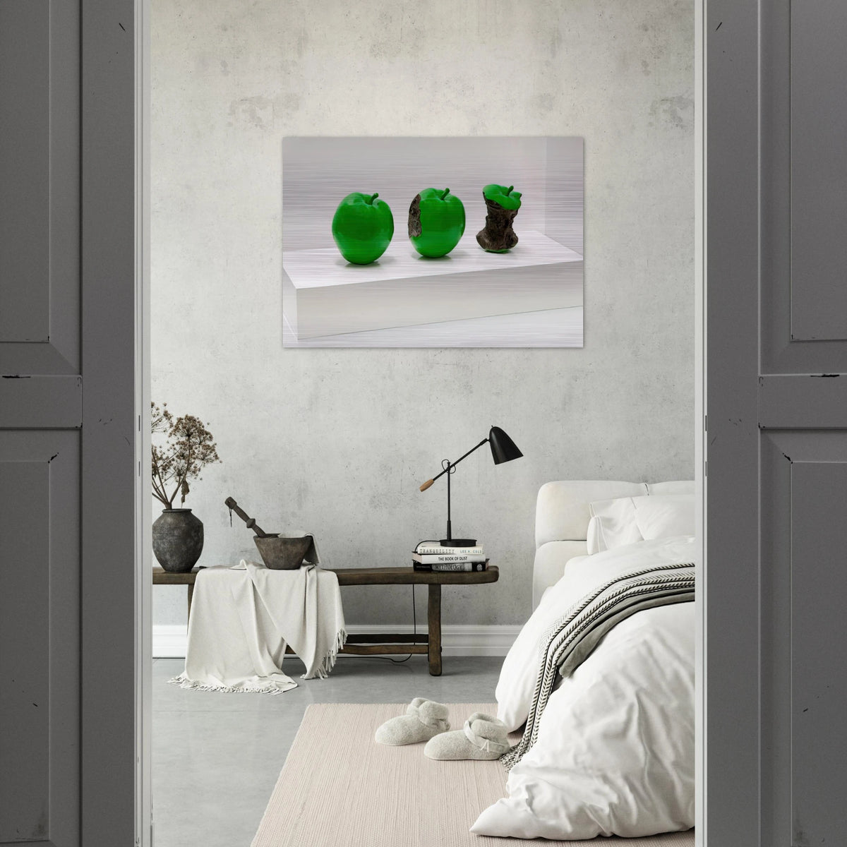 2 Minutes, 33 Seconds - 1990 - Billy Apple Brushed Aluminum Print - 70x100 cm / 28x40 inches | Billy Apple Aluminum Print | Billy Apple Prints