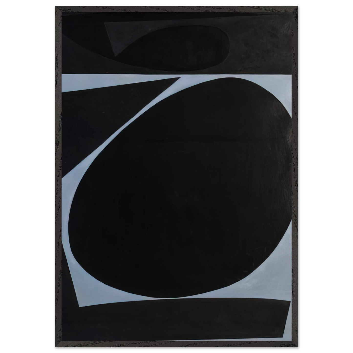 Positano - 1960 United States - Will Barnet 70x100 cm / 28x40 inches Framed Art Print – Black Wooden Frame
