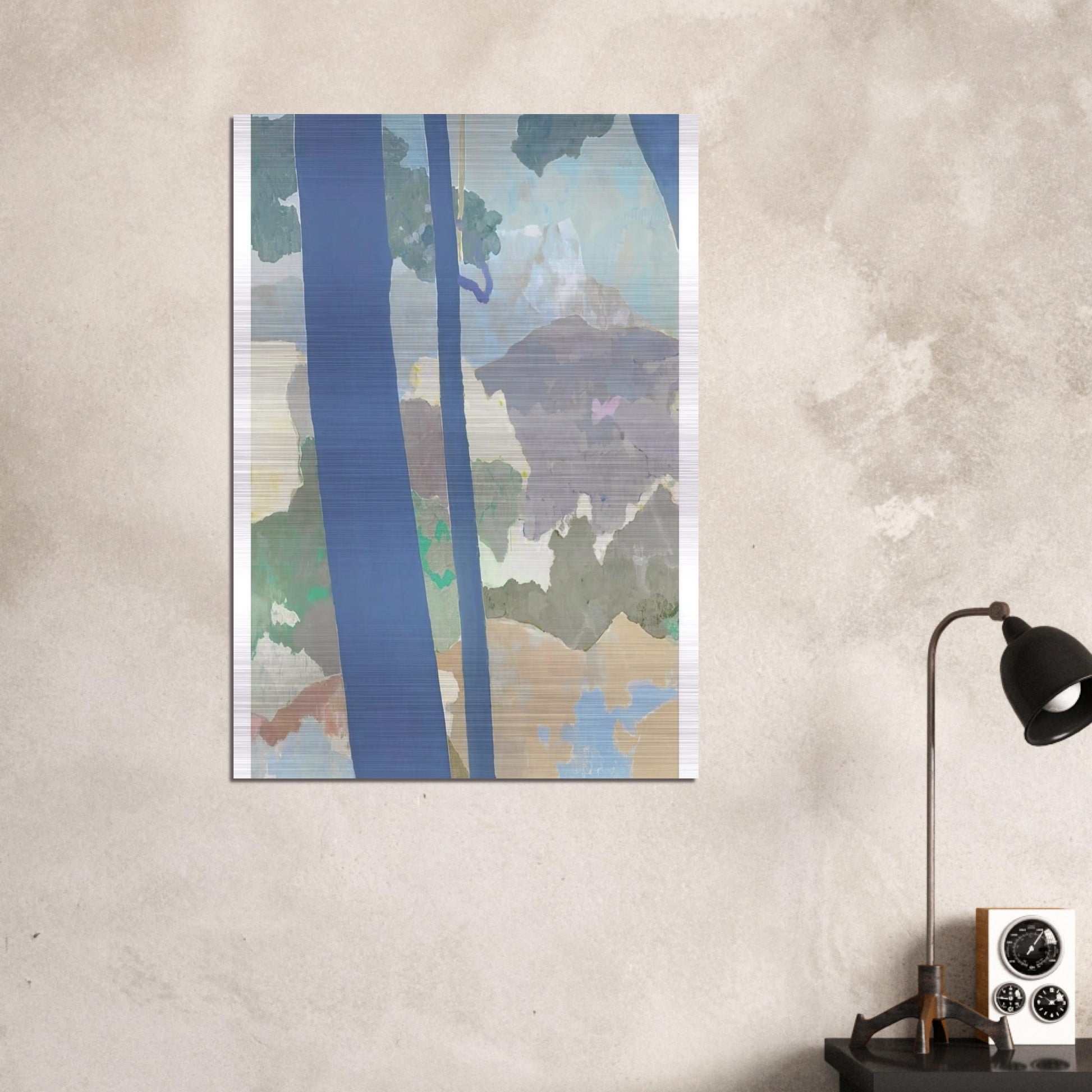 Landscape - Abstract Expressionism - Kenzo Okada Brushed Aluminum Print - 70x100 cm / 28x40 inches | Kenzo Okada Aluminum Print | Kenzo Okada Prints