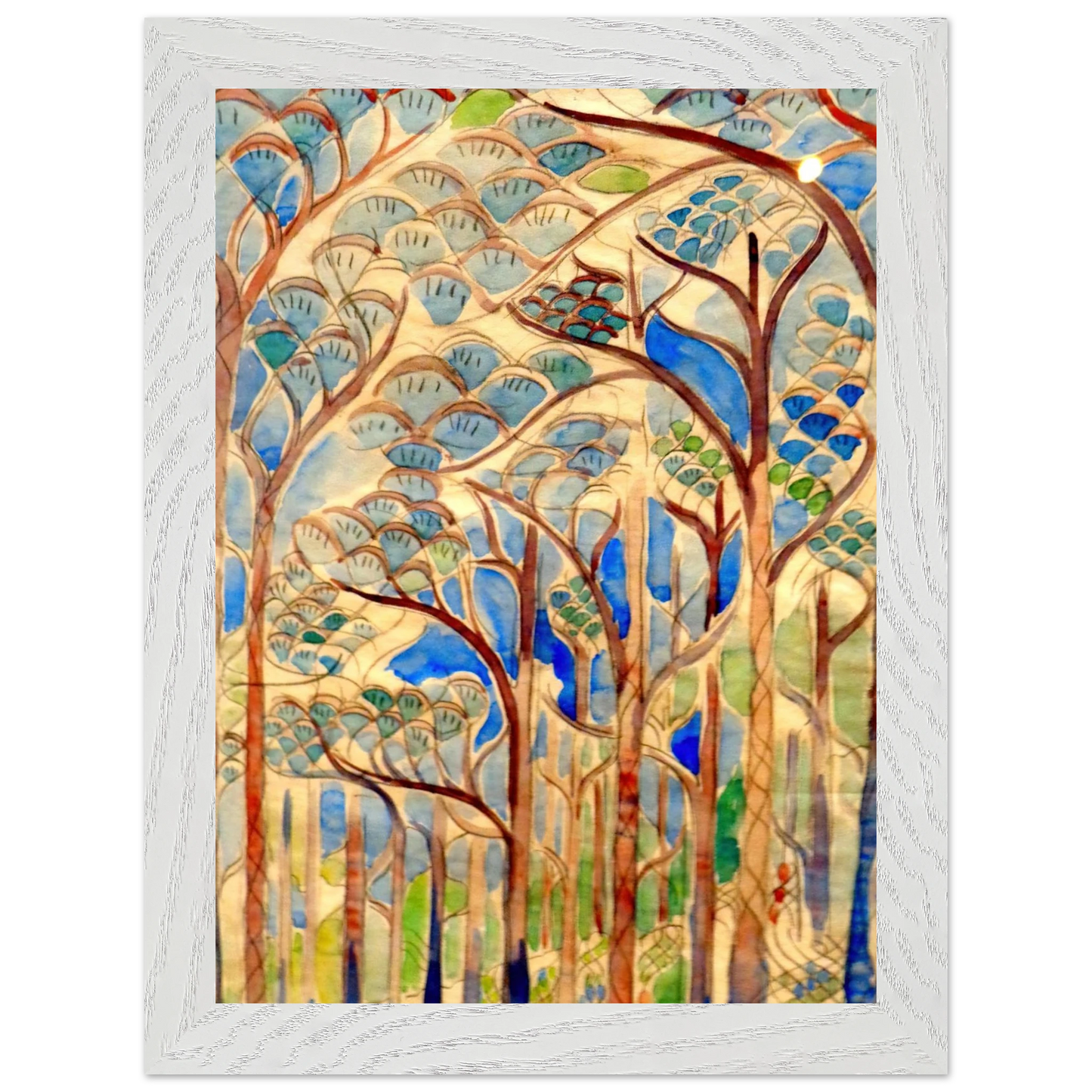 Walter Inglis Anderson - Walter Anderson Wall art - 70x100 cm / 28x40 inches - Premium Wooden Framed Poster With Fine Art Paper-canvas - Black frame