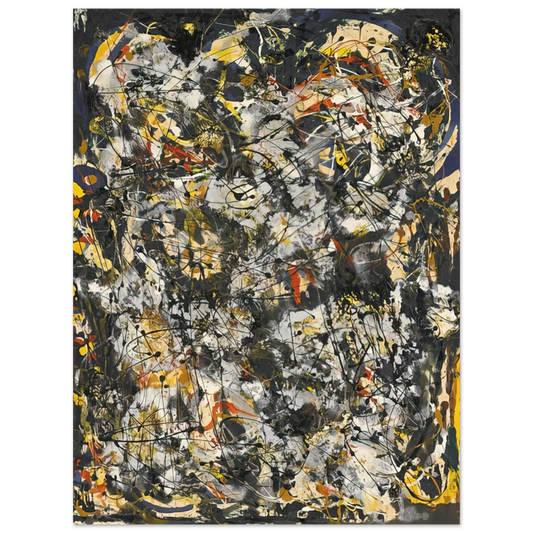 Jackson Pollock - NUMBER 4 1951  75x100 cm / 30x40inches Fine Art Poster