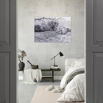 Park at Arles - Vincent van Gogh Brushed Aluminum Print - 70x100 cm / 28x40 inches | Vincent van Gogh Aluminum Print | Vincent van Gogh Prints