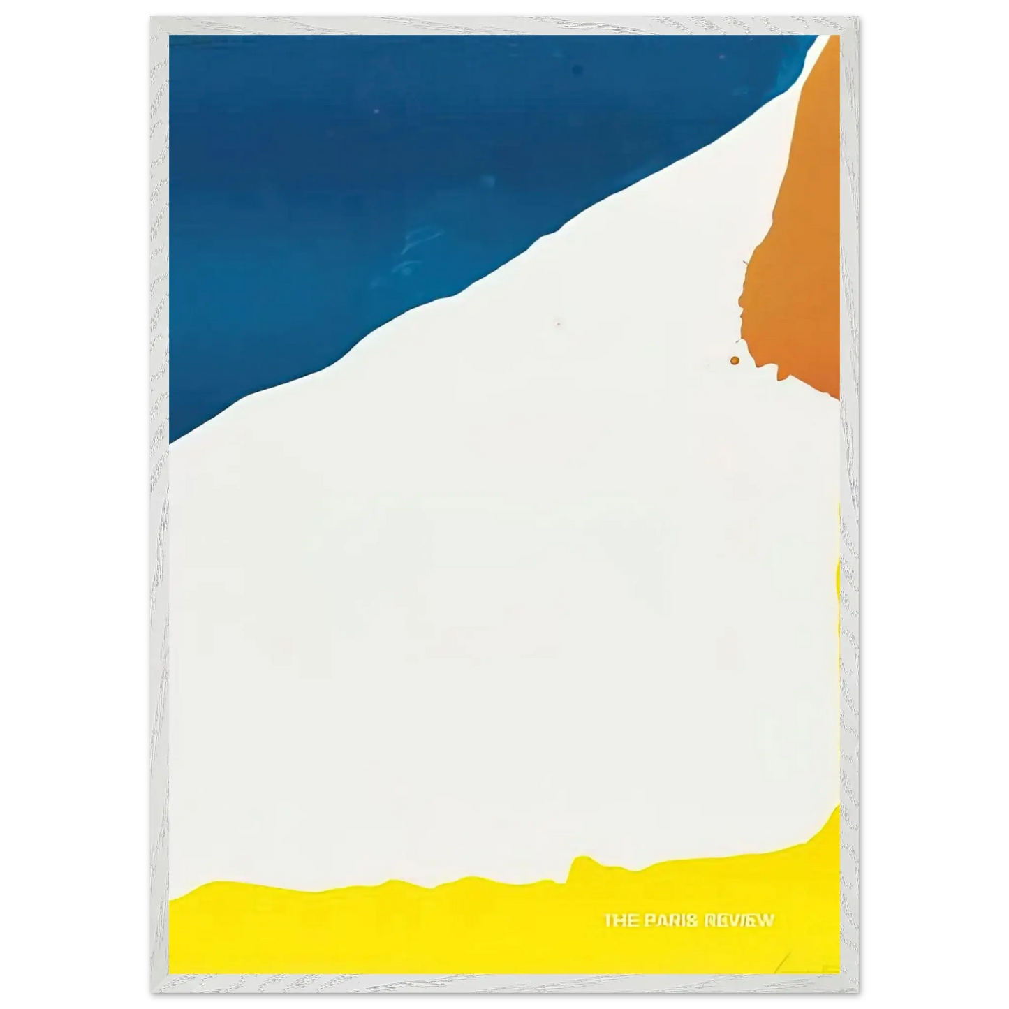 Helen Frankenthaler - Paris Review - 1966 Wall art - 40x50 cm / 16x20 Inches - Premium Wooden Framed Poster With Fine Art Paper - Wood frame