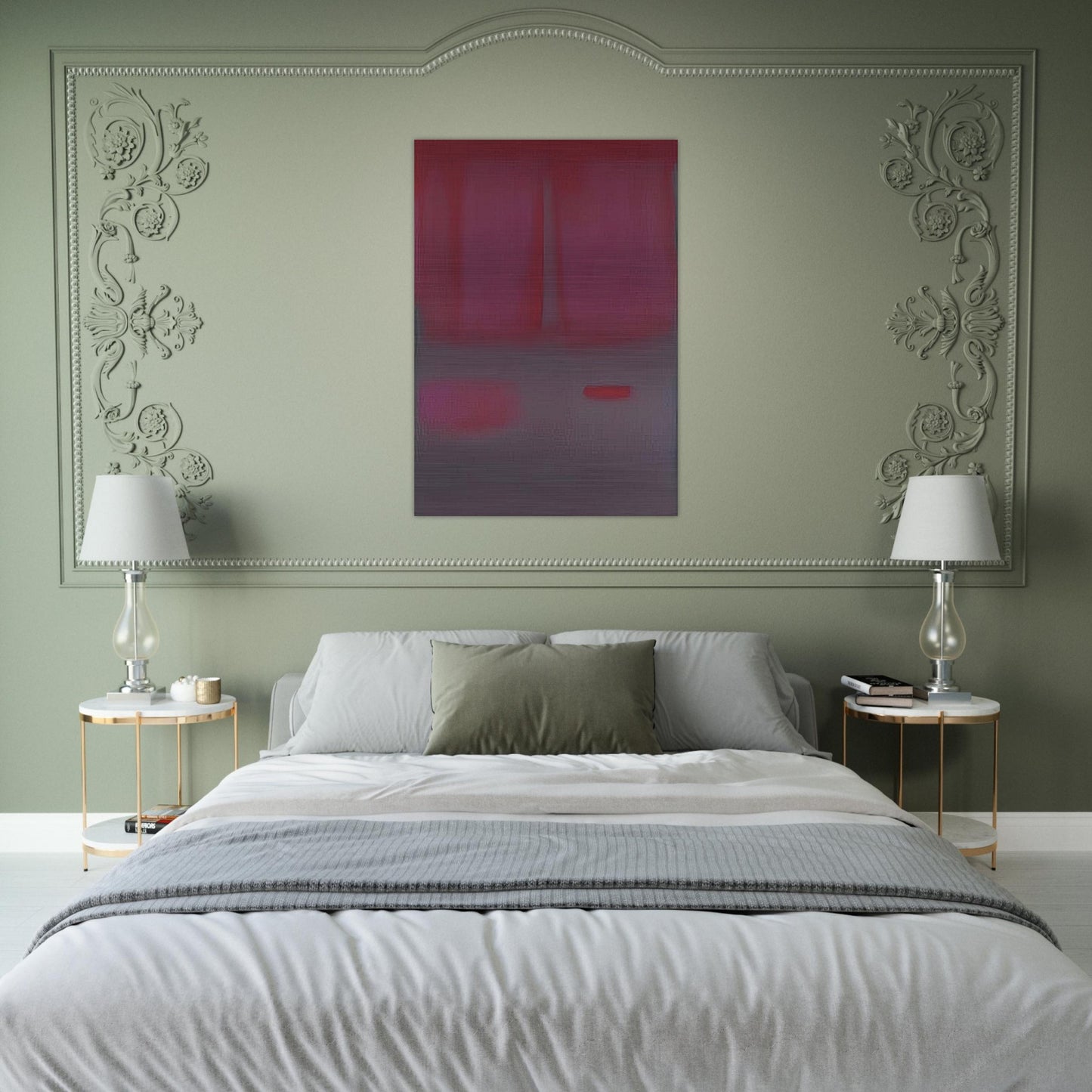 SILVER LIGHT 1975 - Esteban Vicente Brushed Aluminum Print - 70x100 cm / 28x40 inches | Esteban Vicente Aluminum Print | Esteban Vicente Prints
