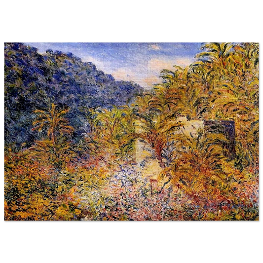 The Valley of Sasso - claude monet Brushed Aluminum Print - 70x100 cm / 28x40 inches | claude monet Aluminum Print | claude monet Prints