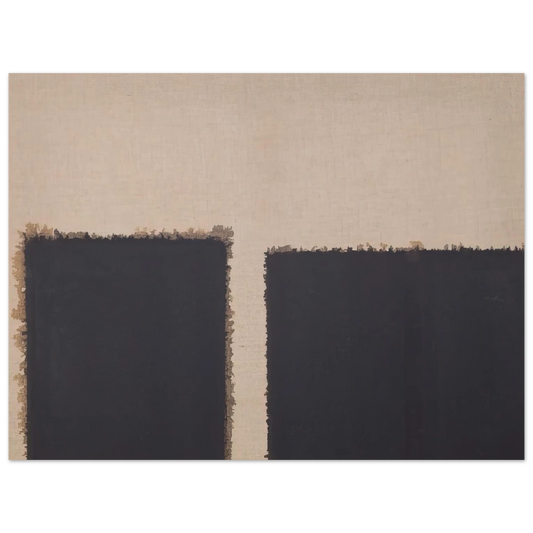 Yun Hyong-keun - Burnt Umber  Ultramarine - 2004  75x100 cm / 30x40inches Fine Art Poster