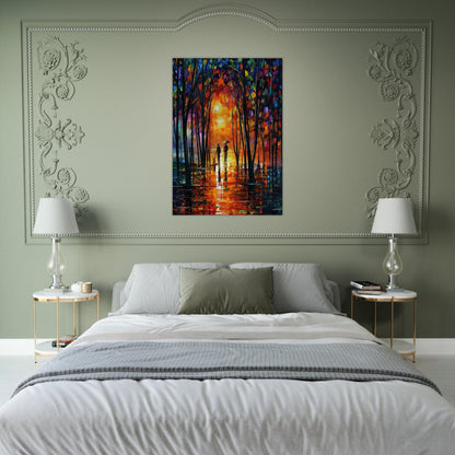 Leonid Afremov - Leonid Afremov Brushed Aluminum Print - 70x100 cm / 28x40 inches | Leonid Afremov Aluminum Print | Leonid Afremov Prints