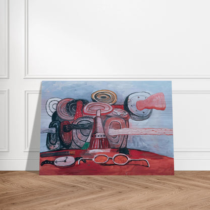 AS IT GOES - Philip Guston Brushed Aluminum Print - 70x100 cm / 28x40 inches | Philip Guston Aluminum Print | Philip Guston Prints
