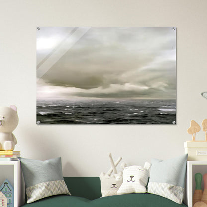 SEASCAPE CLOUDY - Gerhard Richter Acrylic Print - 70x100 cm / 28x40″ inches | Gerhard Richter Wall Art | Gerhard Richter Prints