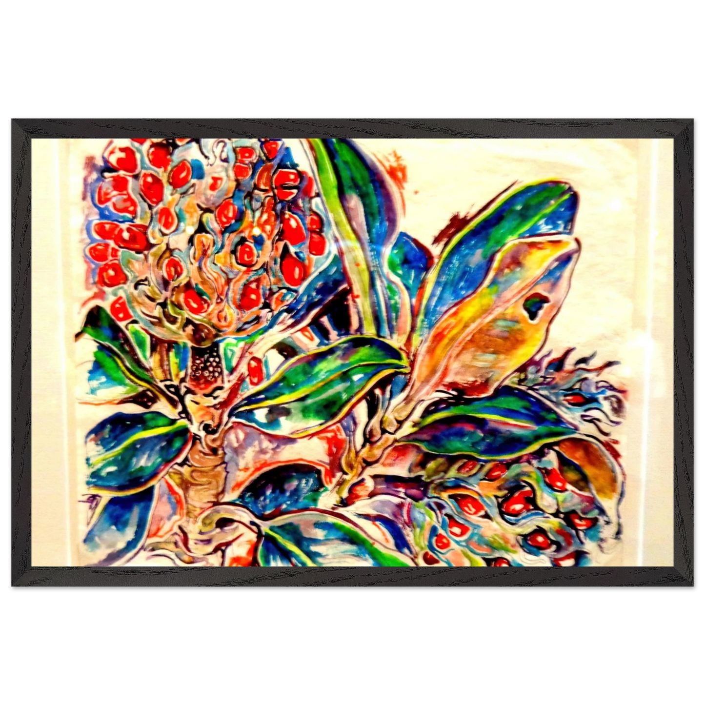Walter Inglis Anderson - Walter Anderson Wall art - 30x45 cm / 12x18 inches - Premium Wooden Framed Poster With Fine Art Paper-canvas - Wood frame