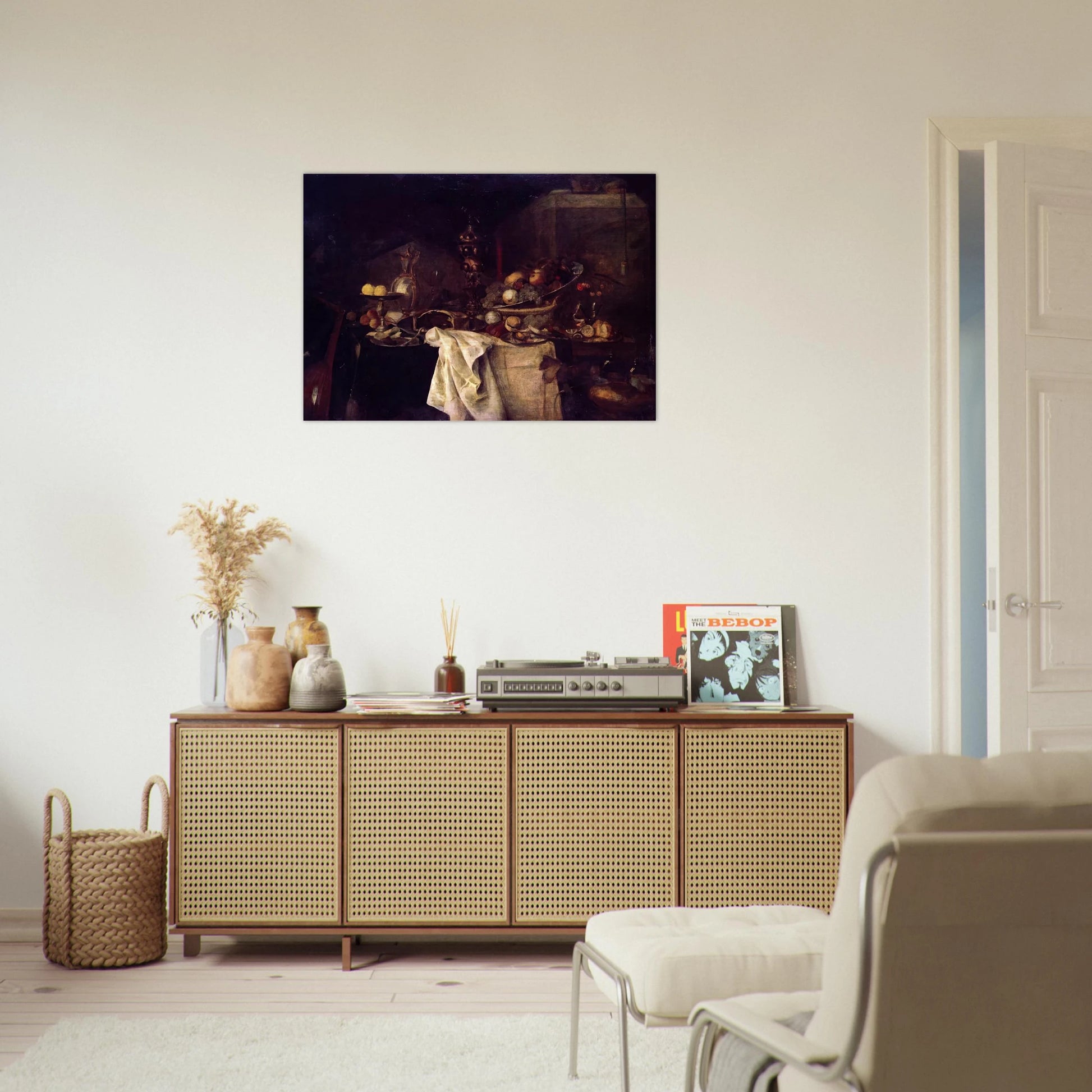 LA DESERTE AFTER JAN DAVIDSZ DE HEEM 1893 - Henri Matisse Brushed Aluminum Print - 70x100 cm / 28x40 inches | Henri Matisse Aluminum Print | Henri Matisse Prints