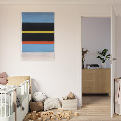 Boats in Sanary Harbor - Ellsworth Kelly Brushed Aluminum Print - 70x100 cm / 28x40 inches | Ellsworth Kelly Aluminum Print | Ellsworth Kelly Prints