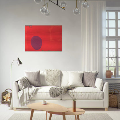 Cadmium with Violet, Scarlet, Emerald, Lemon and Venetian - 1969 - Patrick Heron Brushed Aluminum Print - 70x100 cm / 28x40 inches | Patrick Heron Aluminum Print | Patrick Heron Prints